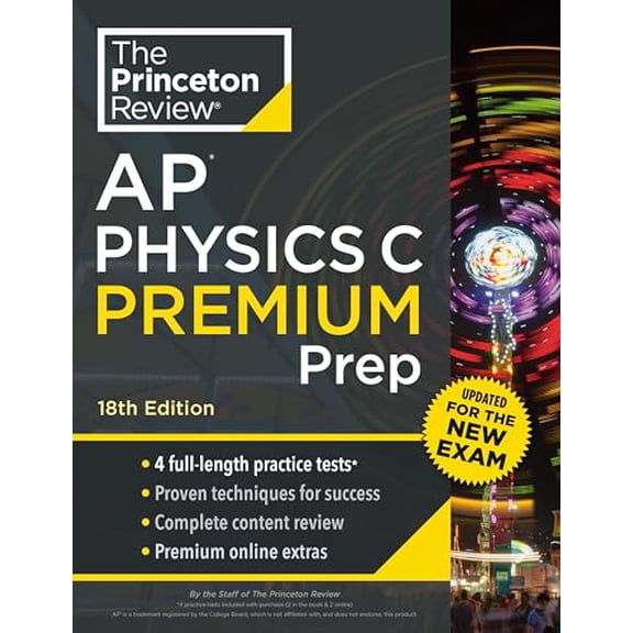 Pre-Owned Princeton Review AP Physics C Premium Prep, 18th Edition: 4 Practice Tests   Digital Practice Online   Content Review (Paperback) 0593517946 9780593517949