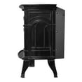 thumbnail image 2 of Ashley VF Cast Painted Flat Black Gas Stove (NG), 2 of 3