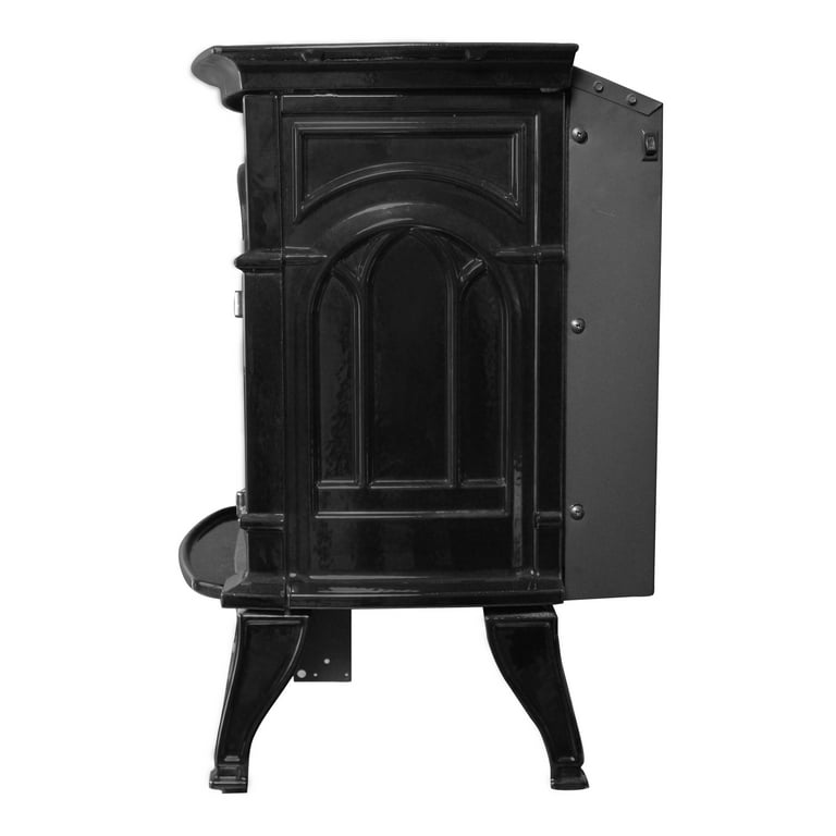 Ashley VF Cast Painted Flat Black Gas Stove (LP) - Walmart.com