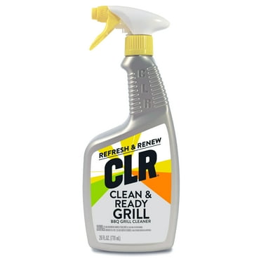 CLR Clean and Ready Grill Powerful Foaming Barbecue Grill Cleaner, 26 fl oz Spray Bottle
