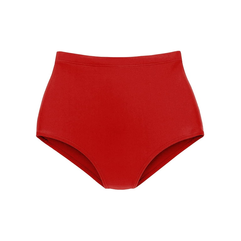 Jusfitsu High Waisted Bikini Bottom for Women Tummy Control Swimsuits  Tankini Bottom Plus Size Swim Shorts 