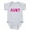 Heather Grey, variant on - You Mess With My Aunt - Cute Infant Bodysuit Baby Romper - Size Newborn - 24 Months