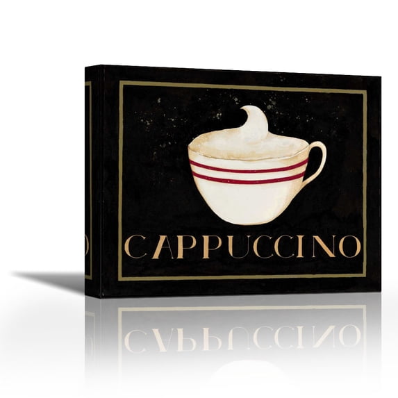 Midnight Coffee - Contemporary Fine Art Giclee on Canvas Gallery Wrap - wall décor - Art painting - 30 x 25 Inch - Ready to Hang