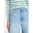 thumbnail image 4 of No Boundaries High Rise Baggy Wide Leg Jeans, 30'' Inseam, Women’s and Women's Plus XXS-4X, 4 of 5