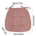 thumbnail image 2 of Restaurant Chair Cushions, Linen Chair Cushions, Comfortable and Non-Slip, with Drawstring (1 Piece), 2 of 5