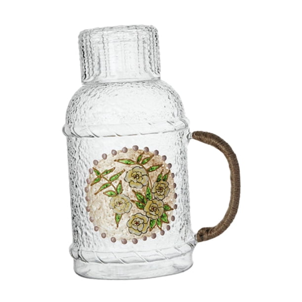 Vaso de cristal, vaso para helado creativo, tetera decorativa, vaso para bebidas Pava