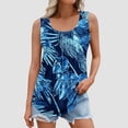 thumbnail image 2 of Summer Tops For Women 2026 Vacation Long Cotton Tank Tops For Women 2026 Women Extra Long Tunic Tops For Leggings Dressy T Shirts For Women Trendy Fall, 2 of 6