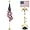 Gold, variant on Yescom 8FT Telescoping Indoor Flag Pole Kit Aluminum Sliver Pole Ball Topper with 3x5Ft US Flag & Base Stand Office School City Hall