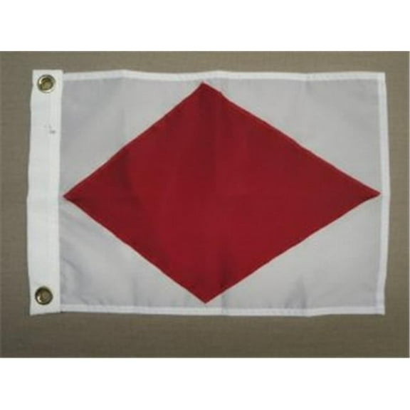 Annin Flagmakers 256007 Size 0 Nyl-Glo International Code Letter F