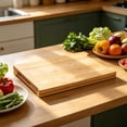 thumbnail image 4 of Kitchen Function Cutting Board for Chopping Slicing and Serving Handmade Board with and Feet Food Prep Station, 4 of 4
