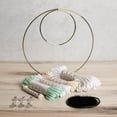 thumbnail image 5 of Craft County Macrame Designer Metal Hoop Wreath Silver Rings – Multiple Styles & Sizes, 5 of 7