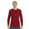 thumbnail image 2 of Gildan Men's Heavy Cotton Long Sleeve T-Shirt, 100% Cotton, Adult T-Shirt, Classic fit Tee, Garnet, L, 2 of 5