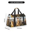 thumbnail image 3 of Bingfone Cute Prairie Sheep Herd Print Travel Duffel Tote Bag,Waterproof Shoulder Weekender Bag For Women and Men Swim Sports Travel Gym Bag，Foldable and expandable bag Lightweight, 3 of 7