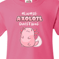 thumbnail image 4 of Inktastic Always Axolotl Questions Cute Curious Axolotl Youth T-Shirt, 4 of 5