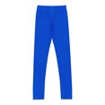 thumbnail image 6 of RUNQHUI Girls' Stretchy Dance Tights Athletic Yoga Workout High Waisted Running Cropped Leggings Royal Blue 6, 6 of 6