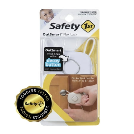 UPC: 0884392600693 | Safety 1st OutSmart Flex Lock With Decoy Button White