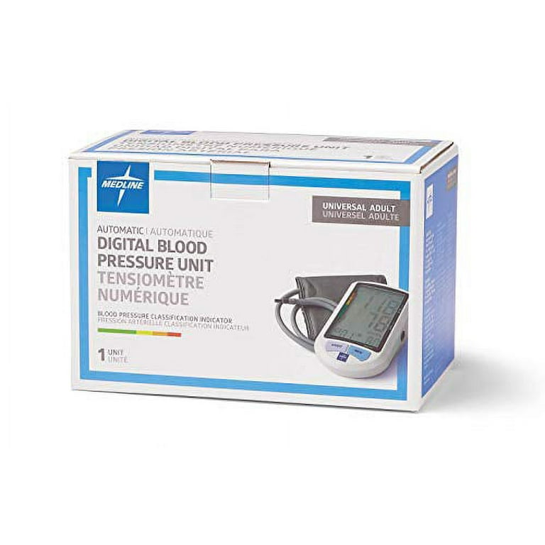 Medline Digital Blood Pressure Cuff, Automatic, Small Adult Size