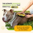 thumbnail image 6 of King Komb Dog Shedding Brush - Ultimate De-shedding Tool for Pets - Help Reduce Dog Shedding Self Cleaning.  Safe for Dogs, Cats & Horses, 6 of 14