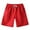 Red, variant on Herrnalise Men's Solid Color Beach Shorts, Casual Elastic Waist Drawstring Loose Swim Trunks For Summer Beach Pool Swimming Surfing Black