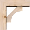 thumbnail image 3 of Ekena Millwork 7 1/2"W x 26"D x 26"H Westlake Block Smooth Bracket w/ Offset Brace, Douglas Fir, 3 of 25
