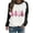 ZA-Black, variant on Christmaas Tops for Women Cute Gnome Print Long Sleeve Tshirts Crew Neck Color Block Lounge Shirts Happy Christmas for Gifts