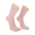 thumbnail image 5 of Unique Bargains  1 Pair Five Toe Socks Comfortable Warmth Socks for Women Pink, 5 of 6