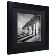 thumbnail image 3 of Trademark Fine Art "Pier and Shadows" Canvas Art by Moises Levy Black Matte, Black Frame, 3 of 5