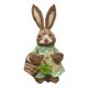 thumbnail image 5 of Advancent Estatuilla de conejito de paja hecha a mano, adorable escultura de conejo para escritorio, fiesta y oficina estilo A 2Conjunto, 5 of 6