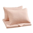 thumbnail image 5 of C&C California Embroidered Quilt Set, 100% Cotton, Breathable, Lightweight, 3-Piece, Full/Queen, Pink, 5 of 5