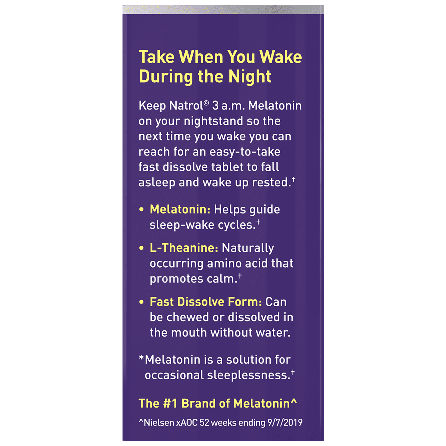 Natrol 3am Melatonin Fast Dissolve 30ct
