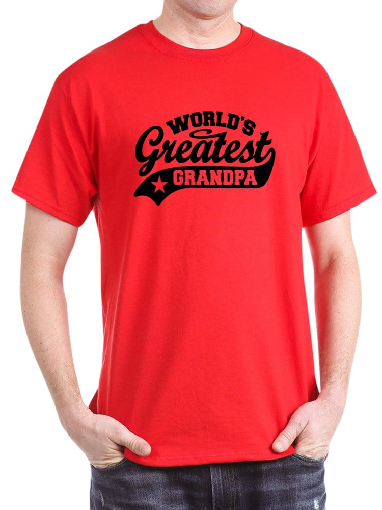 CafePress - CafePress - World's Greatest Grandpa T Shirt - 100% Cotton T-Shirt - Walmart.com 
