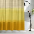 thumbnail image 2 of Yellow Ombre Shower Curtain Set, Waterproof Shower Curtains for Bathroom, Modern Abstract Art Abstract Washable Fabric Cloth Bath Curtain for Bathtub Decoration with Hooks 60x72 Inches, 2 of 9