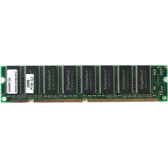 Memory 256mb pc100 cl2, 98000-00165-001u, k003826 qc