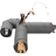 thumbnail image 1 of Túnel para gatos, túnel para gatos de 3 vías, túnel de tela para gatos con pelota y juguetes para gatos, túnel para gatos expandible y plegable, túnel de juego para gatos, cachorros, conejos, gris, 1 of 5