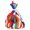 Playful Printed Patterns, variant on Bird Nest Circular Canvas Hanging Hammock Bed Warm Breeding House Hut for Parakeet Parrot Hamster 8 Inches / 20.5 cm Sleeper Style 3