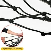AUTOXBERT 52''x 71'' Latex Cargo Net w / 14 Hooks for Trailers Ute Pickup Truck Bed Roof Basket