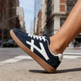 thumbnail image 5 of BERANMEY Women's Casual Sneakers Comfortable Gum Sole Fashion Tennis Shoes for Womens Retro Casual Shoes Everyday Walking, 5 of 5