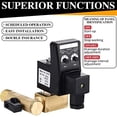 1/4" Air Compressor Tank Water Drain Valve Plug - 5-Pack, Easy To Install Drain Replacement For Air & Water Tanks