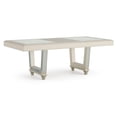 thumbnail image 2 of Furniture of America Melaj Wood Expandable Dining Table in Champagne Gold, 2 of 13