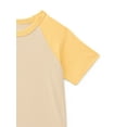 thumbnail image 3 of Wonder Nation Toddler Boys' Raglan Tee with Short Sleeves, Size 18M-5T, 3 of 3