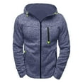 thumbnail image 2 of Herrnalise 2021 New Men's Hoody Zipper Slim Hoodies Sweatshirts Pullover Coat Jacket, 2 of 4