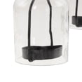 thumbnail image 5 of DecMode 5 Holder Black Metal Hanging Bottle Decorative Candle Lantern, 5 of 9