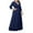 Navy, variant on White Wedding Dresses for Bride Plus Size Wedding Guest Dresses for Women Elegant Lace V Neck Maxi Long Dresses Black,XXXXL