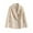 Beige, variant on YDFCWXW Women's Double Blazers Notch Lapel Business Casual Long Sleeve Open Front Blazer Jackets Work Suits Red, S