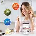 thumbnail image 3 of MAXIMUM Slim Organic Protein Shake Creamy Vanilla Bean Flavor Gluten-Free Vegan 350 Grams, 3 of 7