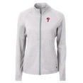 thumbnail image 2 of Women's Cutter & Buck  Heather Gray Philadelphia Phillies Adapt Eco Knit Raglan Full-Zip Jacket, 2 of 3