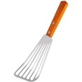 thumbnail image 3 of Spatule à Frire Multi-Usage, Spatule à Poisson Résistante à la Chaleur, Design Biseauté en Acier Inoxydable, Spatule à Poisson avec Manche en Bois Ustensiles de Cuisine, 3 of 7