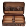 thumbnail image 1 of Cigar Humidor Case, Portable Cigar Box  For Travel For 4pcs, 1 of 8