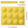 thumbnail image 2 of 408Pcs Employee of The Month Gold Foil Embossed Stickers Star 2" Vintage Seals Certificate Self Adhesive Sticker Decor Labels for Achievement Awards Wedding Invitation Graduation Envelopes Colorful, 2 of 6