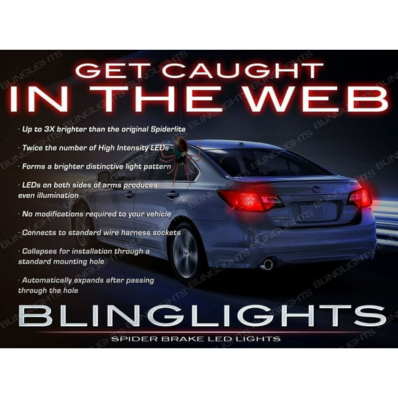 For The Subaru Legacy Snowflake White LED Tail Lamp Light Bulbs Replacement Upgrade Set